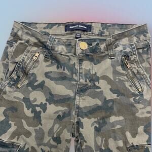 ASHLEY MASON Women’s 5 / 27 Camo Skinny Ankle Cargo Jeans